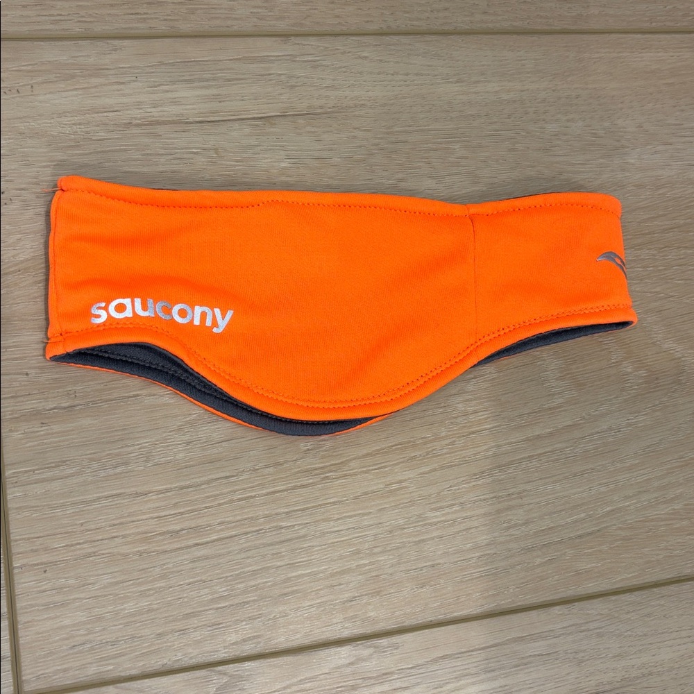Saucony Runners Ear Warmer Orange